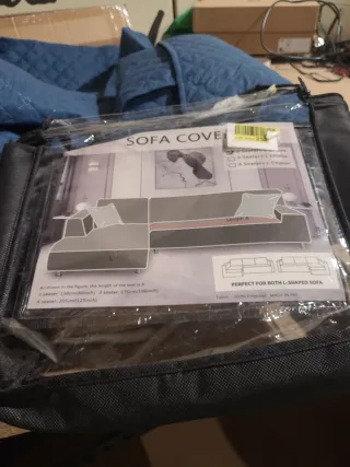 Funda Chaise Longue Azul