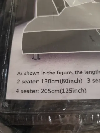 Funda Chaise Longue Azul