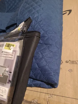 Funda Chaise Longue Azul