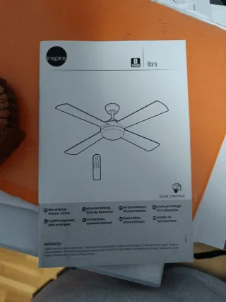 Lámpara Ventilador de techo