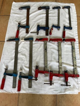 Lote 9 sargentos carpintero WURTH y URKO