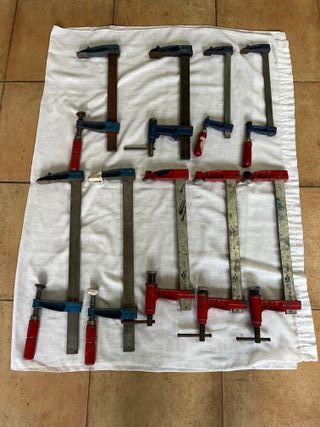 Lote 9 sargentos carpintero WURTH y URKO