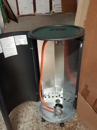 Estufa de gas Equation negra