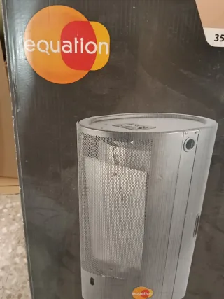 Estufa de gas Equation negra