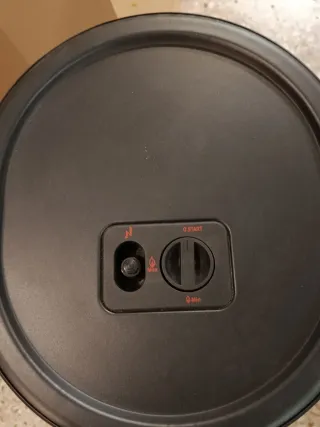 Estufa de gas Equation negra