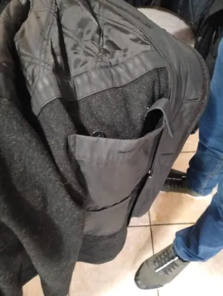 Cappotto uomo grigio