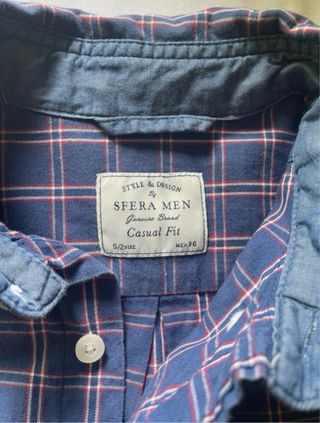 Camisa a cuadros Sfera - Talla S