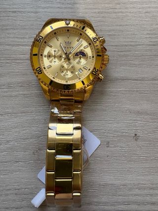 Reloj Olevs Dorado Acero Inoxidable Hombre