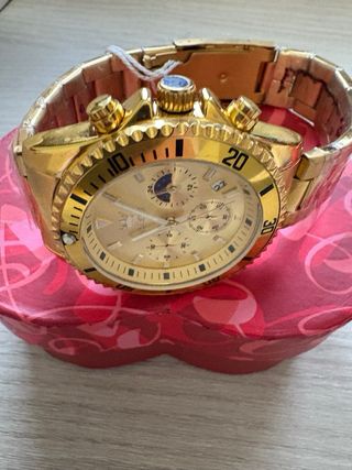 Reloj Olevs Dorado Acero Inoxidable Hombre