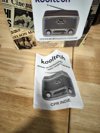 Radio Kooltech CPR Indie Bluetooth y USB