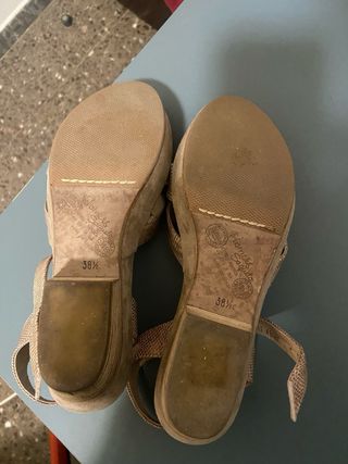 Sandalias Homers Piel Serpiente Vintage + catálogo