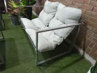 SET DE TERRAZA SOFA Y SILLAS Y MESITA DE CENTRO