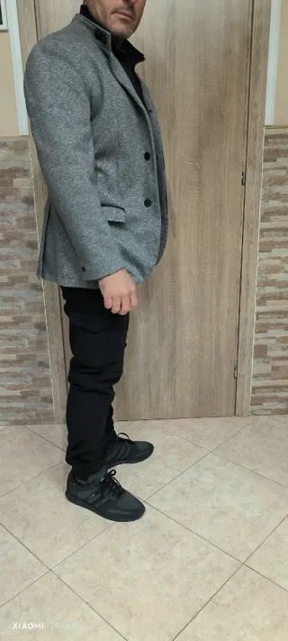 Giacca uomo grigia e nera Zara Man