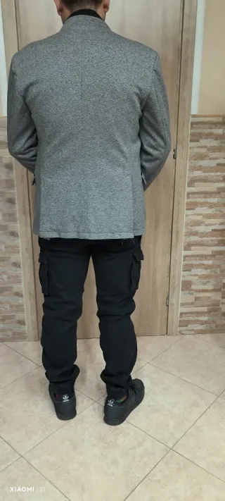 Giacca uomo grigia e nera Zara Man