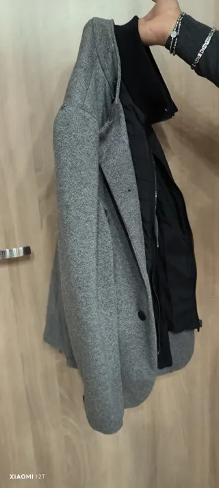 Giacca uomo grigia e nera Zara Man