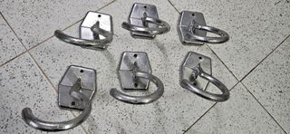 6x Ganchos para colgar bicicletas