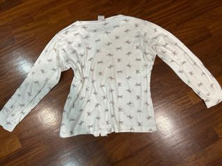 Pigiama invernale donna con fiocchi