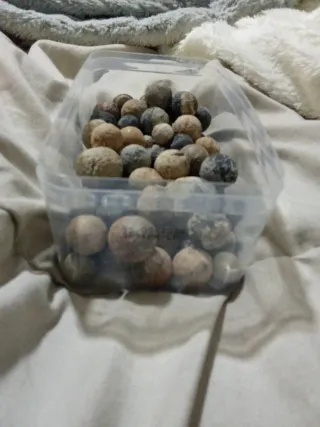 75 Bolas de mosquete antiguas (S. XV-XVII)