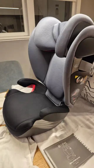 Silla coche Cybex Gold S-Fix Gr 2/3 +funda