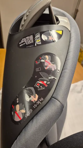 Silla coche Cybex Gold S-Fix Gr 2/3 +funda