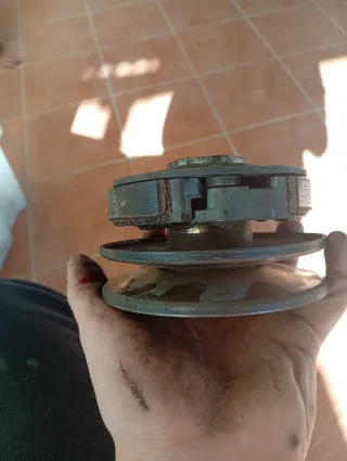 Embrague con poleas para moto