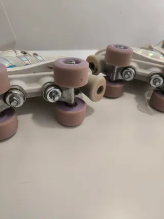 Patines blancos niña talla 32