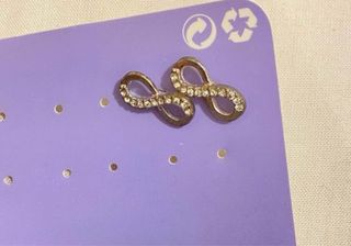 Pendientes Infinito con Brillantes