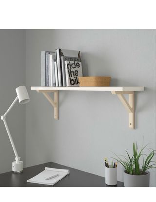 Estantería Ikea Bergshult Blanca 80x20cm