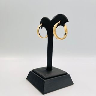 PENDIENTES ARO GRECA 18K