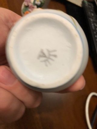 Coppia Vasi Capodimonte Fiori