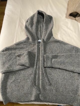 Chaqueta de punto Zara mujer marron