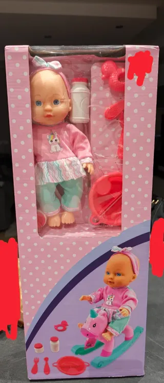 Bambola per bambine con accessori