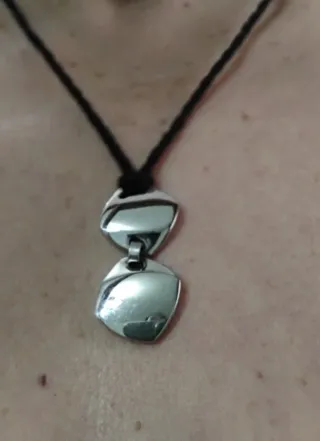 Colgante Lotus Doble Plata