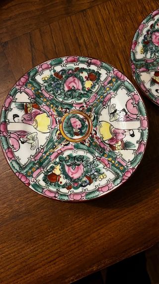 Platos de porcelana Macao - Set de 8