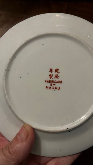 Platos de porcelana Macao - Set de 8