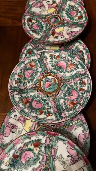 Platos de porcelana Macao - Set de 8