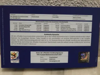 Cartera Euro Grecia Mundial Sudáfrica 2010 FIFA