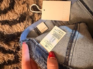 Corsetto Pinko Denim Logo All-Over.Nuovo