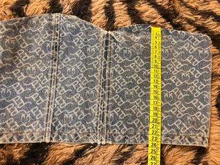 Corsetto Pinko Denim Logo All-Over.Nuovo