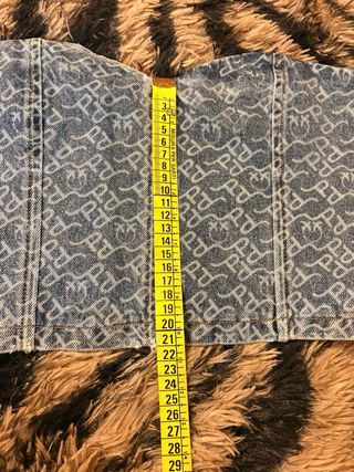 Corsetto Pinko Denim Logo All-Over.Nuovo