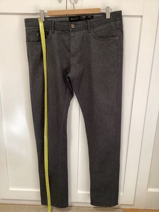 Pantalón Hombre Massimo Dutti T42 Gris