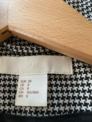 Gabardina H&M Talla M