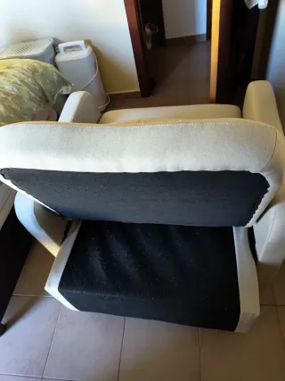 Sillón-cama beige tela janeta301@gmail.com