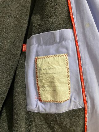 Anorak Esprit azul con bufanda