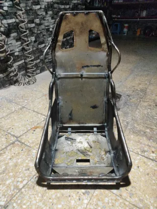 Asiento tipo baquet para karts