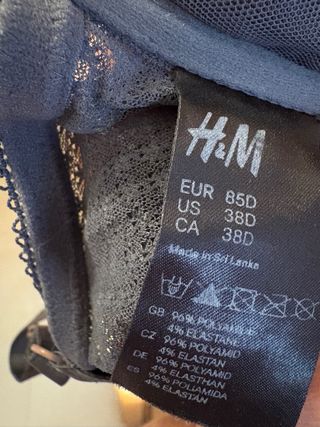 Sujetador H&M Gris