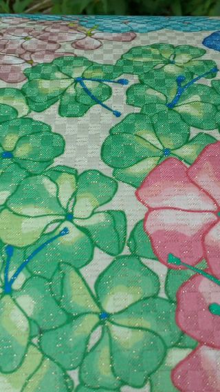 Missoni PUFF  45x45 Lino Cotone LUREX  Tamarindo