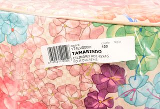 Missoni PUFF  45x45 Lino Cotone LUREX  Tamarindo