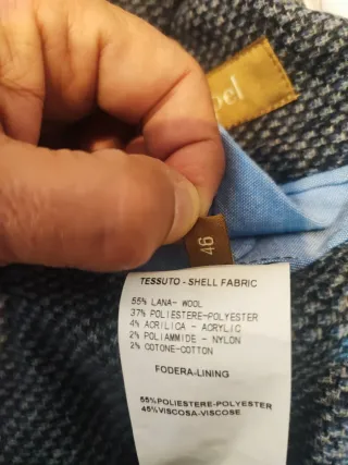 Giacca Conbipel lana taglia 46