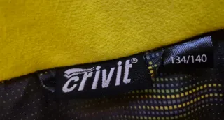 Chaqueta esquí niño gris y amarillo